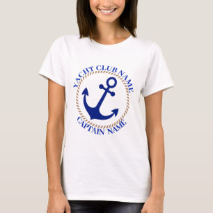Camiseta Yacht club marinho Náutico