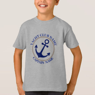 Camiseta Yacht club marinho Náutico