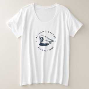 Camiseta Yacht clube de ancoragem náutica Marinho azul à ve