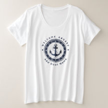 Yacht clube de iate de Âncora Náutica Azul nome da