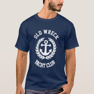 Camiseta Yacht clube T-Shirt, um velho e engraçado