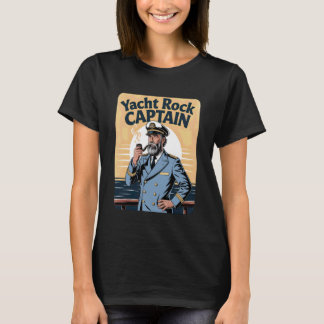 Camiseta Yacht Rock Captain Retro Ocean Design