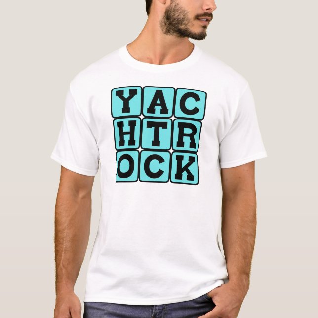 Camiseta Yacht Rock, Gênero Musical (Frente)