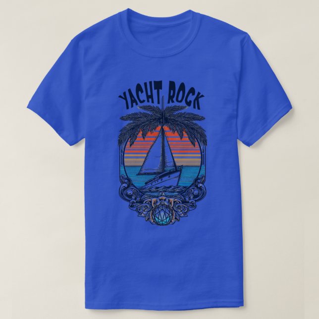 Camiseta Yacht Rock Retro Design 1 (Frente do Design)
