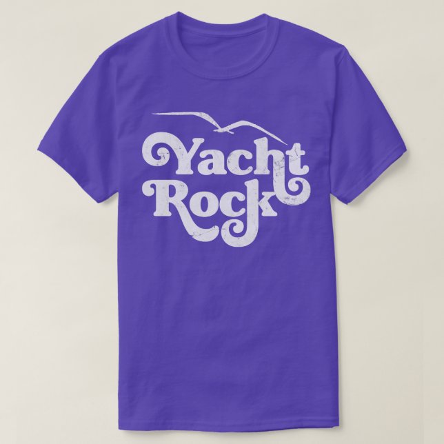 Camiseta Yacht Rock Retro FadedAestic Fan Design (Frente do Design)