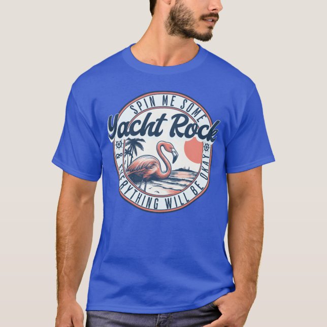 Camiseta Yacht Rock Spin Me Some Yacht Rock (Frente)