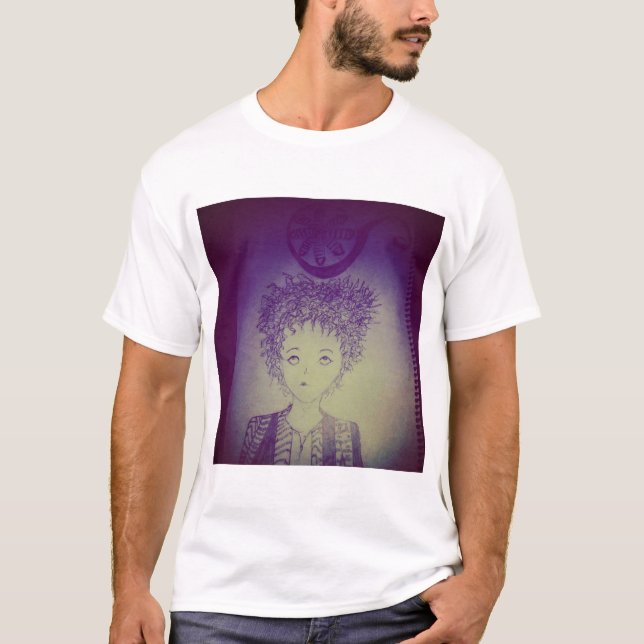 Camiseta yaei Child desenhando anime desenho animado maravi (Frente)