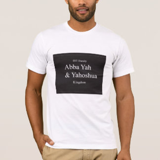 Camiseta yah e yahoshua do abba