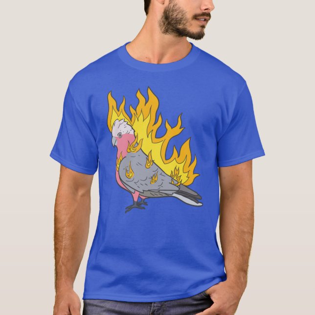 Camiseta YAH FLAMIN GALAH retro (Frente)
