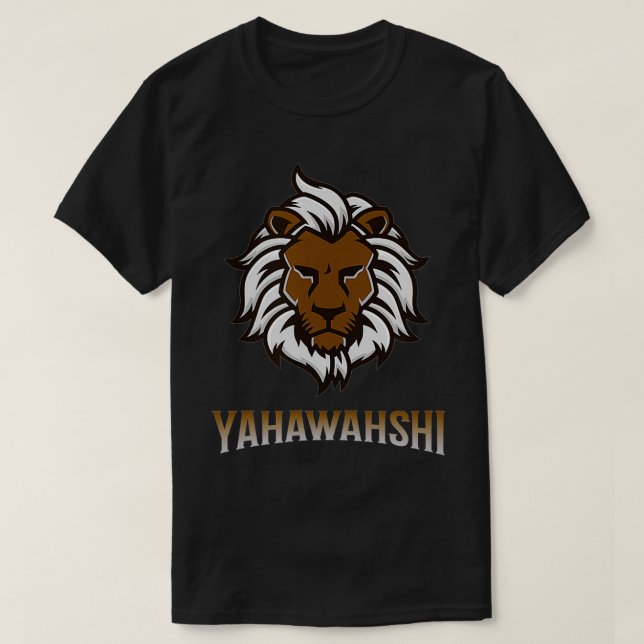 Camiseta Yahawahshi, LÍÃO DE JUDAH (Frente do Design)