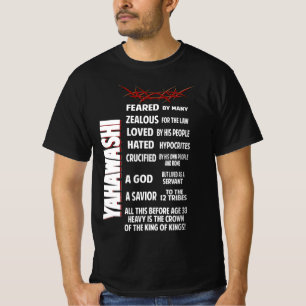 Camiseta Yahawashi era amado e odiava roupas israelitas