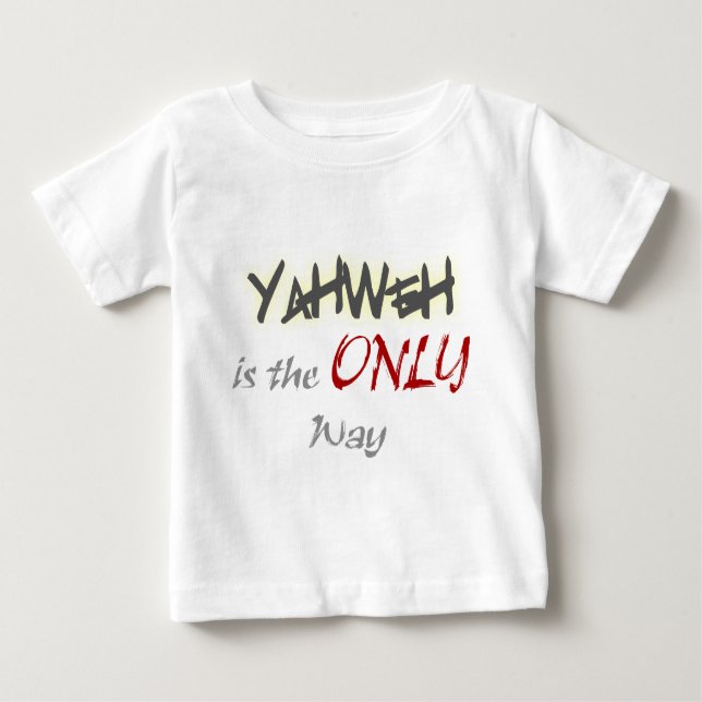 Camiseta YahWeh a ÚNICA maneira de ser religioso (Frente)