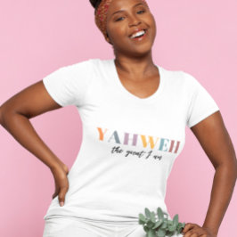 Camiseta Yahweh o grande Eu sou cristão