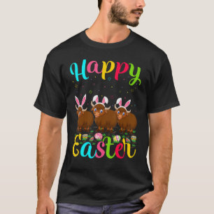 Camiseta Yak   Funny Easter Egg Bunny Yak Happy Easter