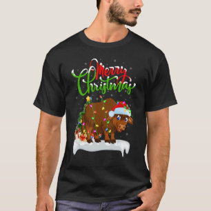 Camiseta Yak Xmas Decorations Papais noeis Yak Natal