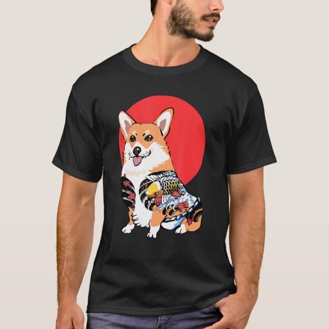 Camiseta Yakuza Corgi (Frente)