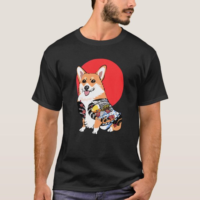 Camiseta Yakuza Corgi Premium (Frente)