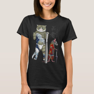 Camiseta Yakuza de gato e rato
