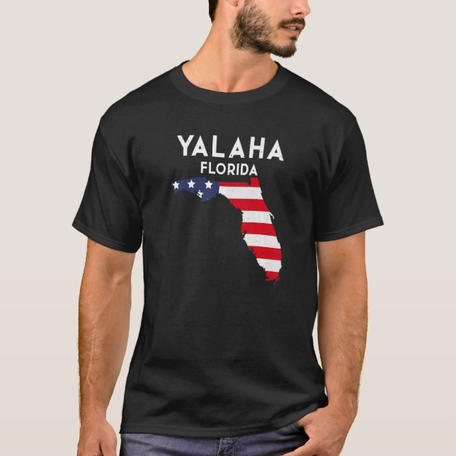 Camiseta Yalaha Florida EUA State America Viagem Floridian (Frente)
