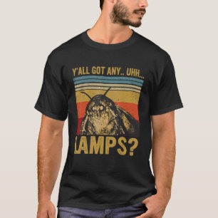 Camiseta Y'all Got Any Lamps Moth Insect Meme