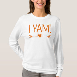Camiseta Yam, Ação de Graças de Mulher