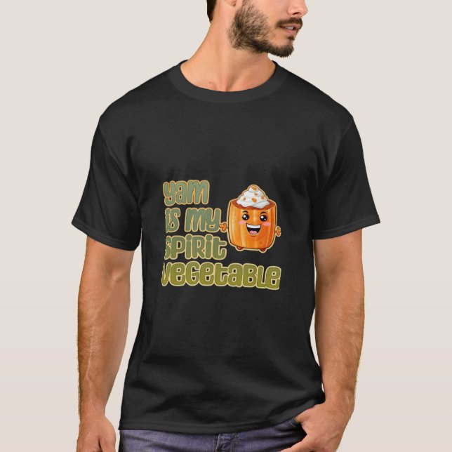 Camiseta Yam É Meu Espírito Vegetal Clássico (Frente)