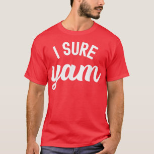 Camiseta Yam, ele é minha família de ação de graças de bata