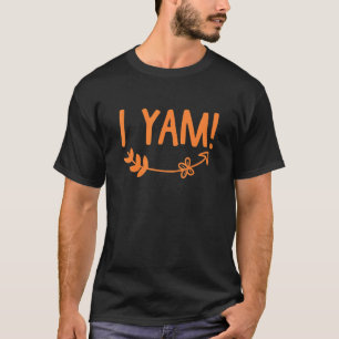 Camiseta Yam Matching Casais Ela é minha Obrigado de batata