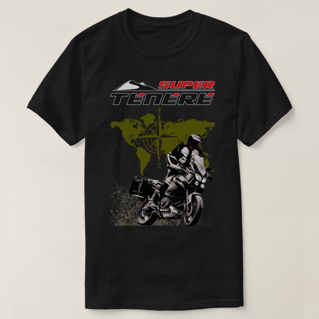 Camiseta Yamaha Super Ténéré 1200 Classic T Shirt (Frente do Design)