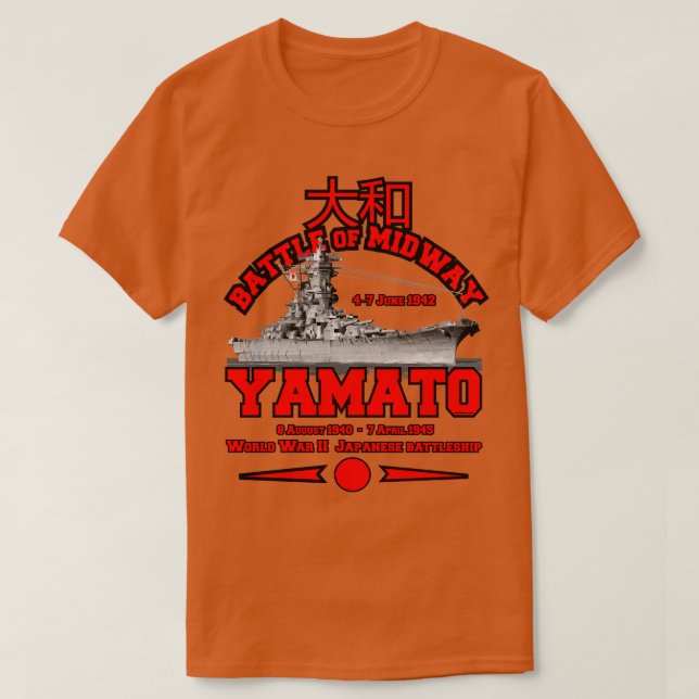 Camiseta YAMATO ww2 (Frente do Design)
