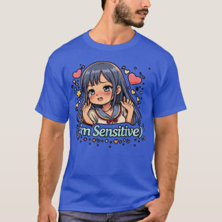 Camiseta Yamete Kudasai Eu Sou Sensível – Humor Animado Div