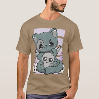 Camiseta Yami Kawaii Chibi Anime Kitten Pastel Cat For Horr