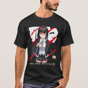 Camiseta Yandere Kawaii Japonês Anime