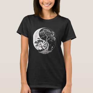 Camiseta Yang Árvore Vida Equilíbrio Harmonia Meditação Zen