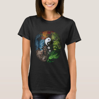 Camiseta Yang Com Koi Fish Tai Chi