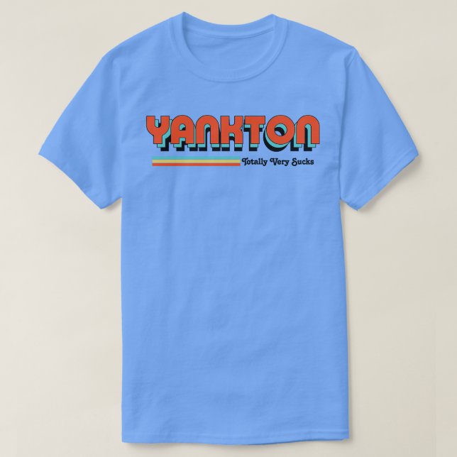 Camiseta Yankton Totalmente Muito Chateado (Frente do Design)