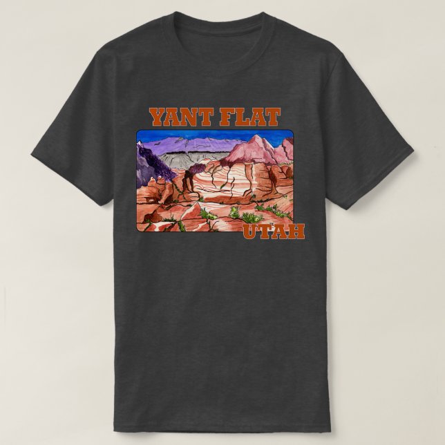 Camiseta Yant Flat Utah (Frente do Design)