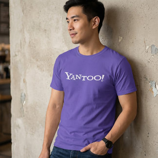Camiseta Yantoo - Motor de Busca de Logotipo de Marca Paród