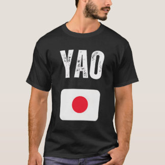 Camiseta Yao Japan Flag Viagem Souvenir Japonês