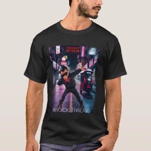 Camiseta Yaowarat China Town Bangkok - Férias do BKK Funny
