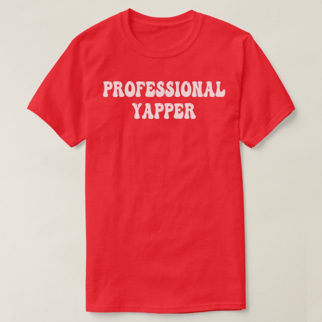Camiseta yapper profissional (Frente do Design)