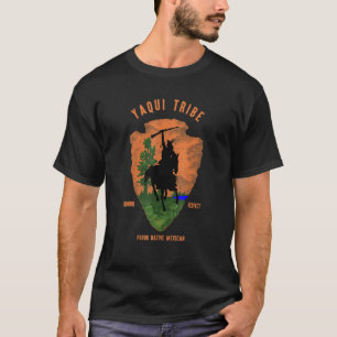Camiseta Yaqui Tribe Nativo Mexicano Orud Retro Arro