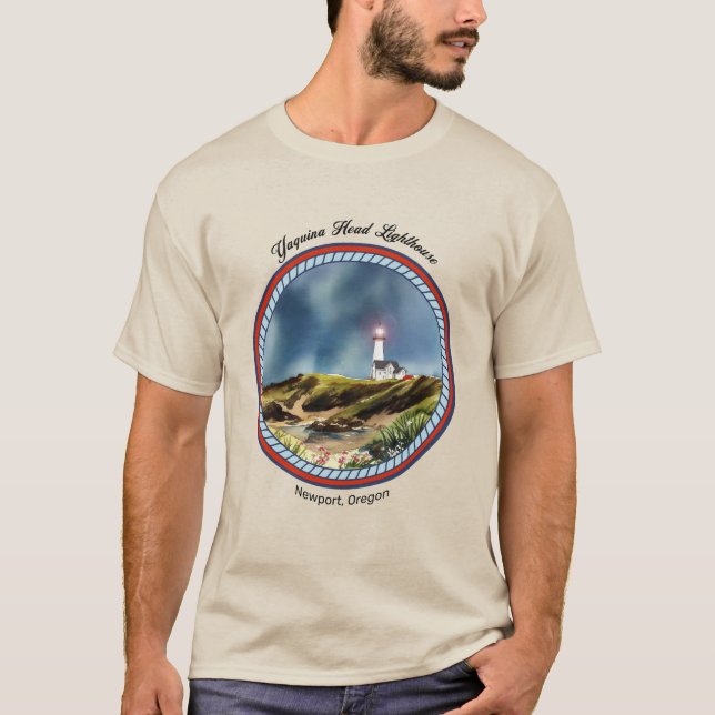 Camiseta Yaquina Head Lighthouse Newport Oregon (Frente)