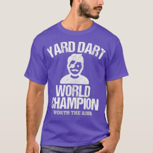 Camiseta Yard Dart World Champion Shirt Engraçado Gift