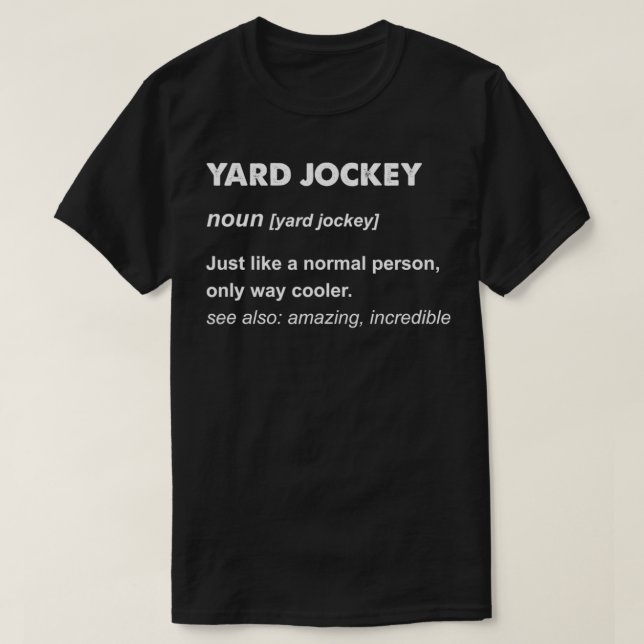 Camiseta Yard Jockey (Frente do Design)