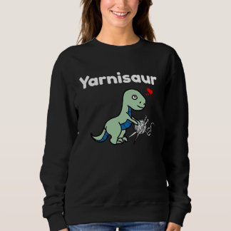 Camiseta Yarnisaur Knitters Crochet And Crafters T