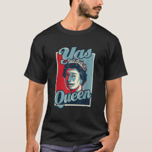 Camiseta Yas Queen Crown Elizabeth II Meme