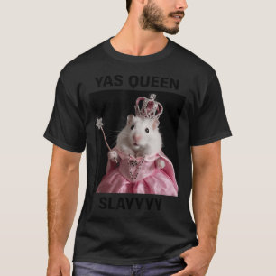 Camiseta Yas Queen Slay Rat Meme Women Girls Slay Queen _1