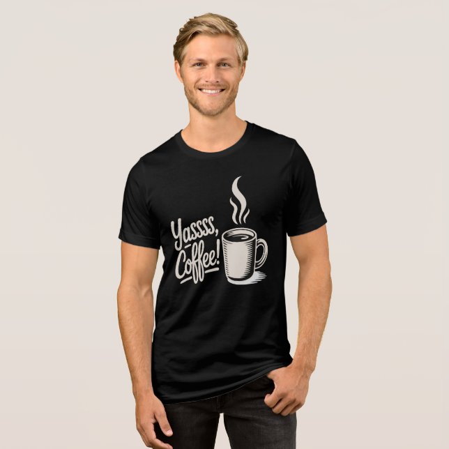 Camiseta Yassss Coffee Vibes Tee  (Frente Completa)
