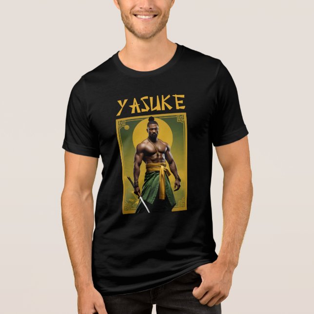 Camiseta Yasuke Black Samurai Martial Arts Gift (Frente)